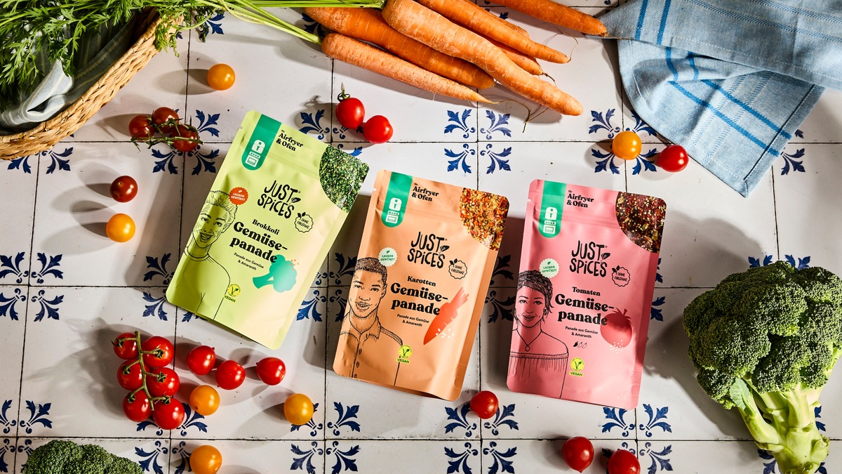 Just Spices launcht drei neue Gemüse-Pananden und bietet seinen Kunden neue Inspiration in der Küche - Foto: presseportal.de