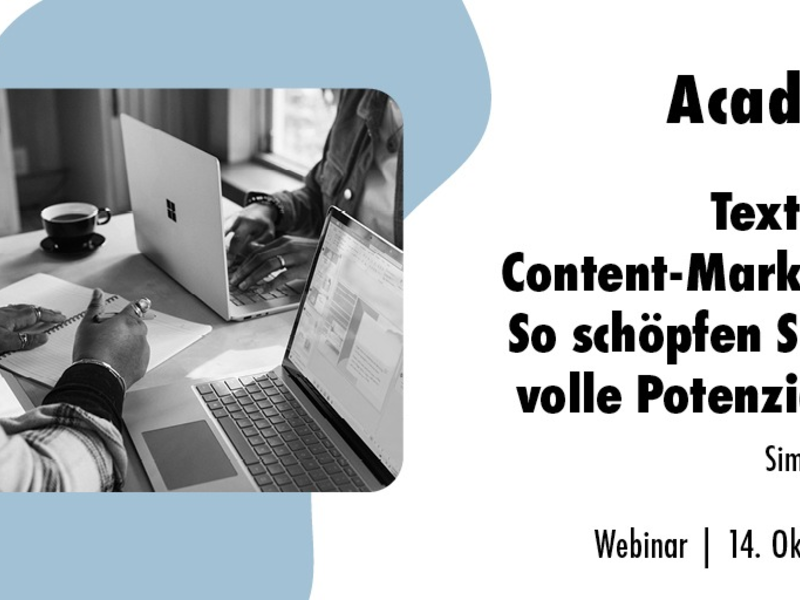 Text-KI im Content-Marketing: So schöpfen Sie das volle Potenzial aus / Ein Online-Seminar der news aktuell Academy - Foto: presseportal.de