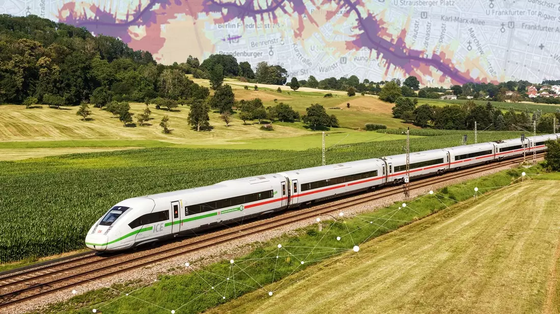 Disy unterstützt das Eisenbahn-Bundesamt bei bundesweiter Lärmkartierung Schiene / Expertenteam verarbeitet komplexe Bahndaten für eines der größten Geodatenprojekte Deutschlands - Bild: presseportal.de