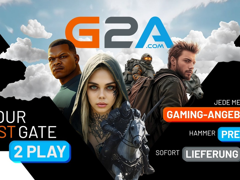 G2A.COM präsentiert KI-gestützte Kampagne Best Gate 2 Play zur Verbesserung digitaler Unterhaltungserlebnisse - Foto: presseportal.de