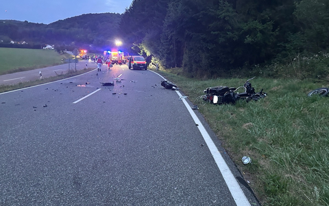 POL-PIKUS: Frontalzusammenstoß zwischen Pkw und Motorrad - Foto: presseportal.de
