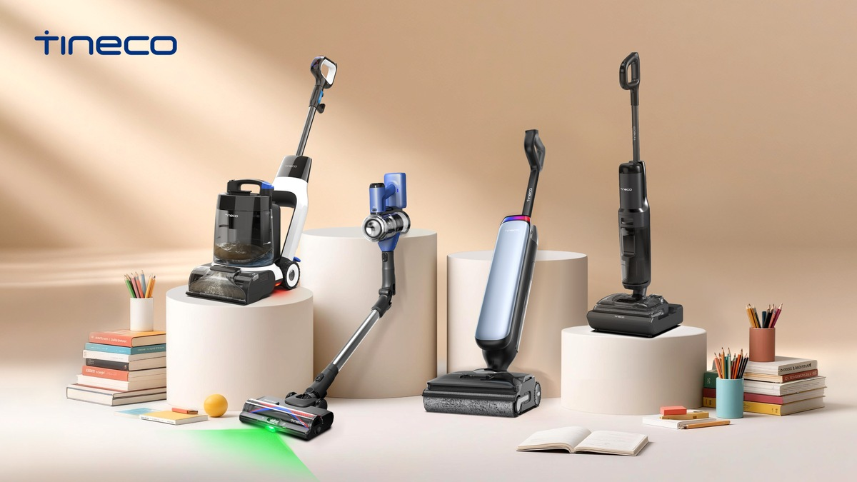 Back to school: Sauber ins neue Schuljahr starten mit Tineco - Foto: presseportal.de