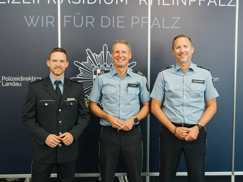 POL-PPRP: Wechsel in der Leitung der Polizeiinspektion Ludwigshafen 1 - Foto: presseportal.de