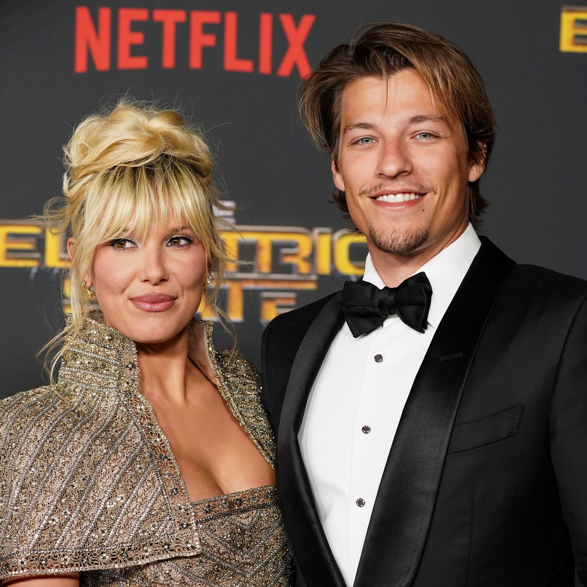 Sie sind Eltern geworden: Millie Bobby Brown und Jake Bongiovi. (Archivbild) - Foto: Jordan Strauss/Invision via AP/dpa