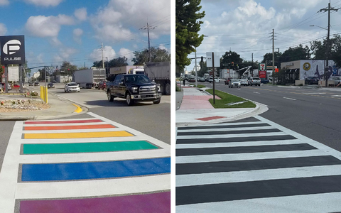 Vorher und Nachher:  - Foto: Ryan Gillespie/Orlando Sentinel/dpa