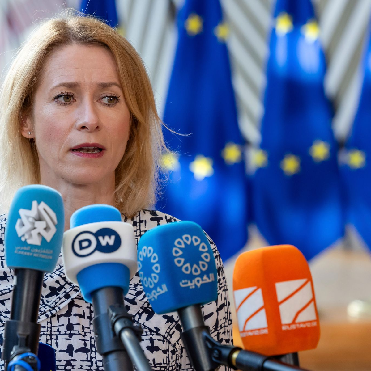 Die EU-Außenbeauftragte Kallas glaubt, Putin sei nicht an Gesprächen interessiert. (Archivbild) - Foto: Geert Vanden Wijngaert/AP/dpa