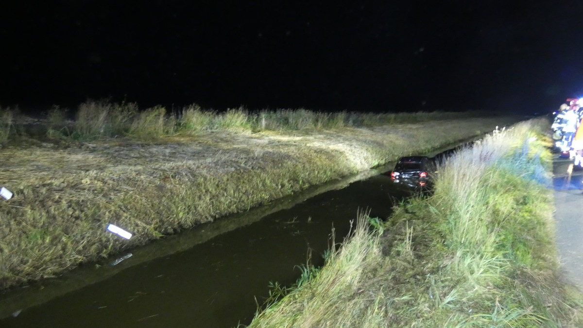 POL-CUX: Verkehrsunfall unter Alkoholeinfluss in Cadenberge - Heranwachsende haben Glück im Unglück - Foto: presseportal.de
