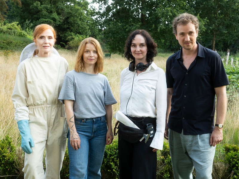 NDR Drama „Elodie“ mit Karoline Schuch, Eva Mattes, Sibylle Canonica und Jan Krauter: Dreharbeiten in der Lüneburger Heide - Foto: presseportal.de