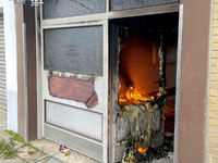 POL-PDKL: Feuer im Hauseingangsbereich - Foto: presseportal.de