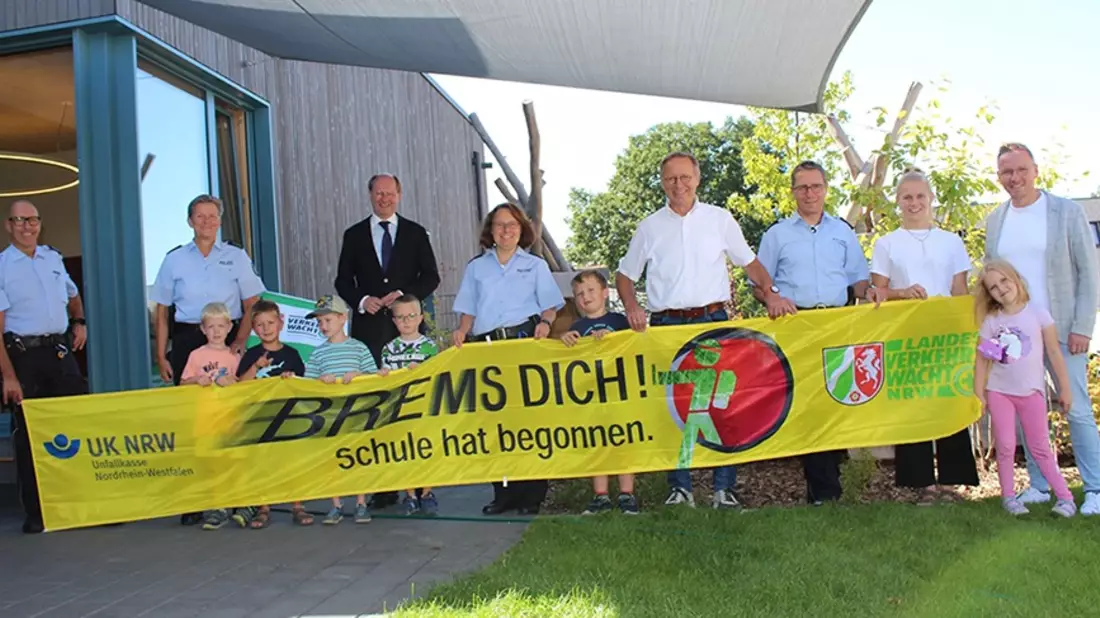 POL-WAF: Kreis Warendorf. Brems Dich! Schule hat begonnen - Verkehrswacht Warendorf und Kreispolizeibehörde Warendorf machen gemeinsam mit angehenden Schulkindern auf Schulbeginn aufmerksam - Bild: presseportal.de