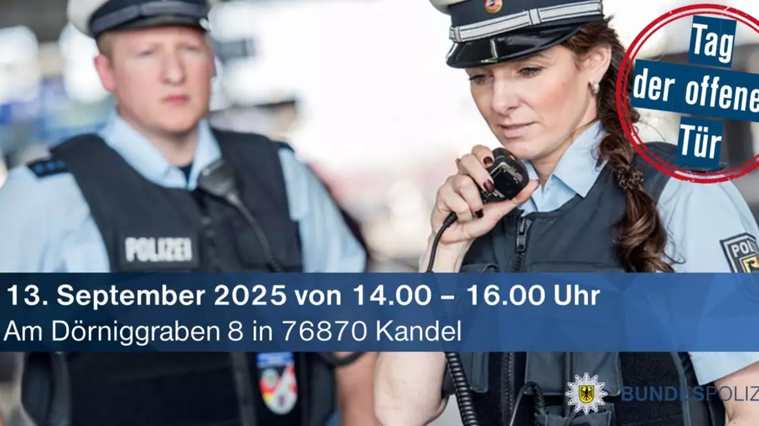 BPOL-KL: Tag der offenen Tür bei der Bundespolizei in Kandel - Bild: presseportal.de