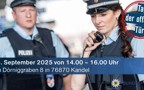 BPOL-KL: Tag der offenen Tür bei der Bundespolizei in Kandel - Foto: presseportal.de