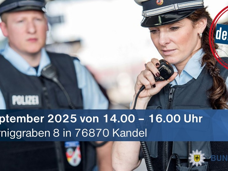 BPOL-KL: Tag der offenen Tür bei der Bundespolizei in Kandel - Foto: presseportal.de