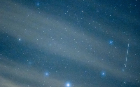 Das Sternbild Nördliche Krone, wo T Coronae Borealis aufleuchten soll - Foto: Patrick Pleul/dpa
