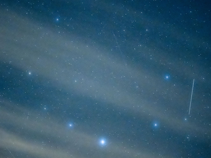 Das Sternbild Nördliche Krone, wo T Coronae Borealis aufleuchten soll - Foto: Patrick Pleul/dpa