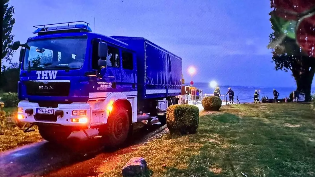 FW Reichenau: Starkregen fordert Reichenauer Feuerwehr, 21.08.2025, Reichenau, Insel-Ortsteile - Bild: presseportal.de