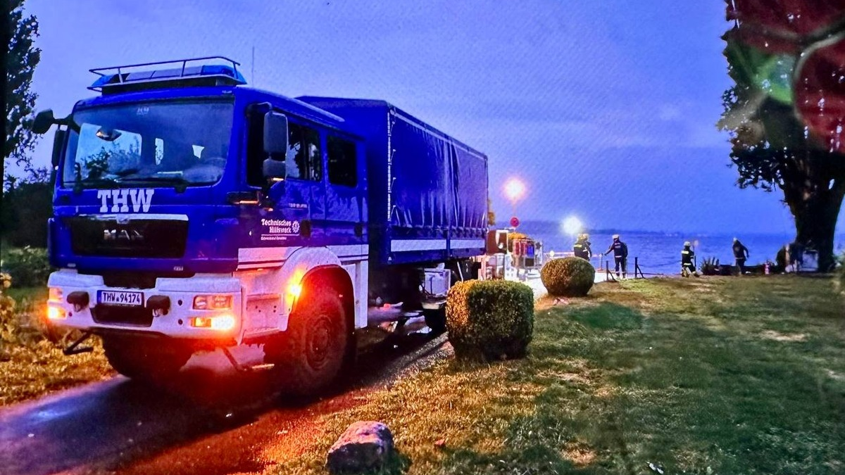 FW Reichenau: Starkregen fordert Reichenauer Feuerwehr, 21.08.2025, Reichenau, Insel-Ortsteile - Foto: presseportal.de