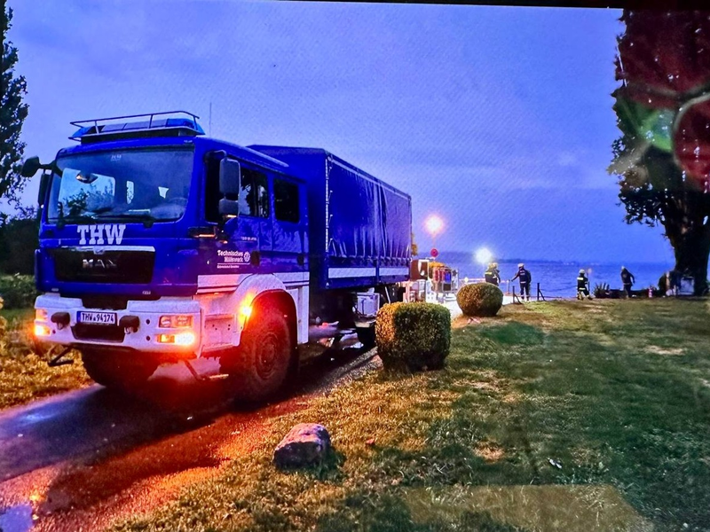 FW Reichenau: Starkregen fordert Reichenauer Feuerwehr, 21.08.2025, Reichenau, Insel-Ortsteile - Foto: presseportal.de