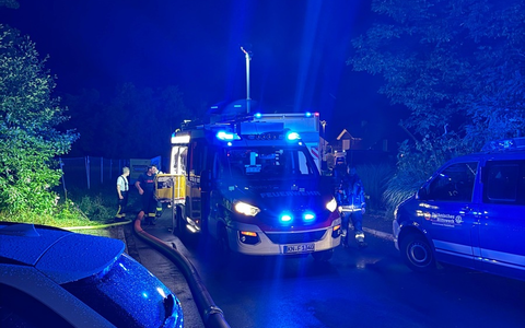 FW Stockach: Unwettereinsatz in Moos - Foto: presseportal.de