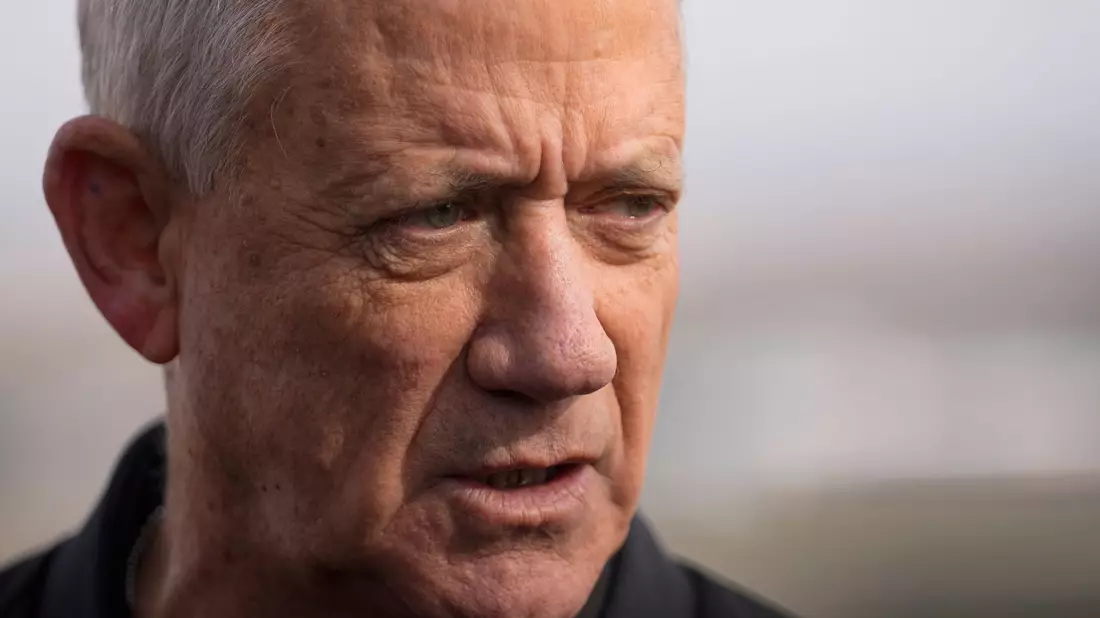 Israels Oppositionspolitiker Gantz will einen Deal mit der Hamas erreichen. (Archivbild) - Bild: Matias Delacroix/AP/dpa