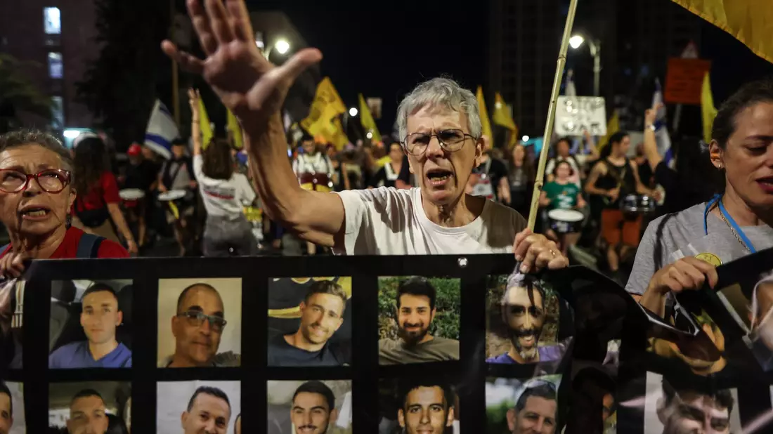 Angehörige der Geiseln befürchten im Einfall einer Offensive gegen die Stadt Gaza das Schlimmste.   - Bild: Saeed Qaq/ZUMA Press Wire/dpa