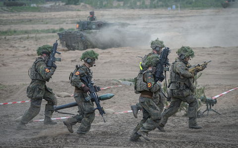 Abschluss der Nato-Übung Quadriga 2024 - Foto: Kay Nietfeld/dpa