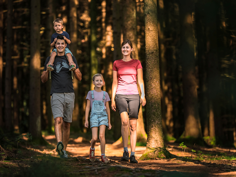 Wandern am HausruckRing - Foto: TourismusHausruckwald-Freund der Berge über pressetext.de