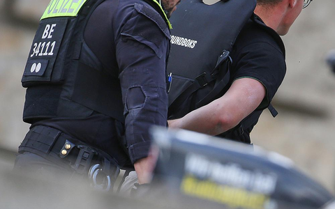 Rechtsextremer Aktivist wird abgeführt am 24.08.2025 - Foto: über dts Nachrichtenagentur