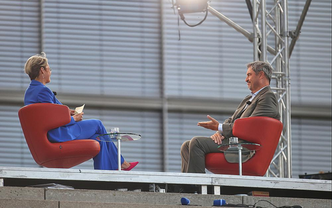 Markus Söder im ARD-Sommerinterview am 24.08.2025 - Foto: über dts Nachrichtenagentur