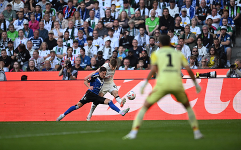 Reitz war bester Gladbacher in einem schwachen Spiel. - Foto: Fabian Strauch/dpa