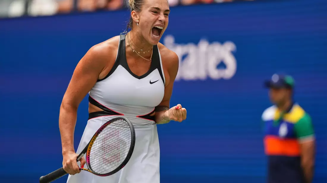 Aryna Sabalenka schaffte nach Problemen im ersten Satz am Ende souverän den Zweitrunden-Einzug. - Bild: Kirsty Wigglesworth/AP/dpa