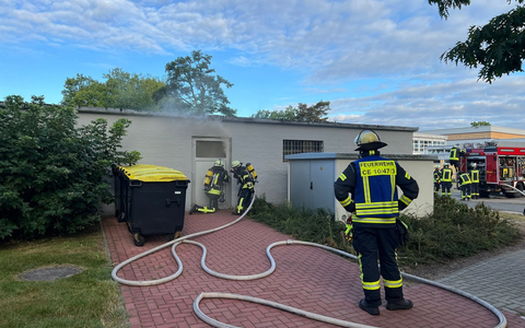 FW Celle: Feuer in einer Abstellraum - Foto: presseportal.de