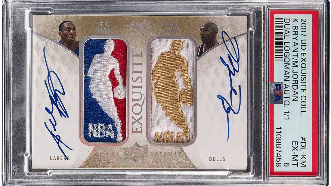 Die Versteigerung der Karte mit den Autogrammen der beiden NBA-Legenden hat fast 13 Millionen Dollar (rund 11 Millionen Euro) erzielt. - Bild: -/Heritage Auctions/dpa