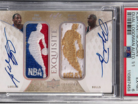 Die Versteigerung der Karte mit den Autogrammen der beiden NBA-Legenden hat fast 13 Millionen Dollar (rund 11 Millionen Euro) erzielt. - Foto: -/Heritage Auctions/dpa