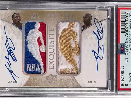 Die Versteigerung der Karte mit den Autogrammen der beiden NBA-Legenden hat fast 13 Millionen Dollar (rund 11 Millionen Euro) erzielt. - Foto: -/Heritage Auctions/dpa