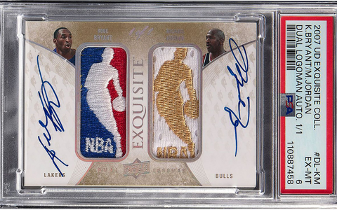 Die Versteigerung der Karte mit den Autogrammen der beiden NBA-Legenden hat fast 13 Millionen Dollar (rund 11 Millionen Euro) erzielt. - Foto: -/Heritage Auctions/dpa Die Versteigerung der Karte mit den Autogrammen der beiden NBA-Legenden hat fast 13 Millionen Dollar (rund 11 Millionen Euro) erzielt. - Foto: -/Heritage Auctions/dpa