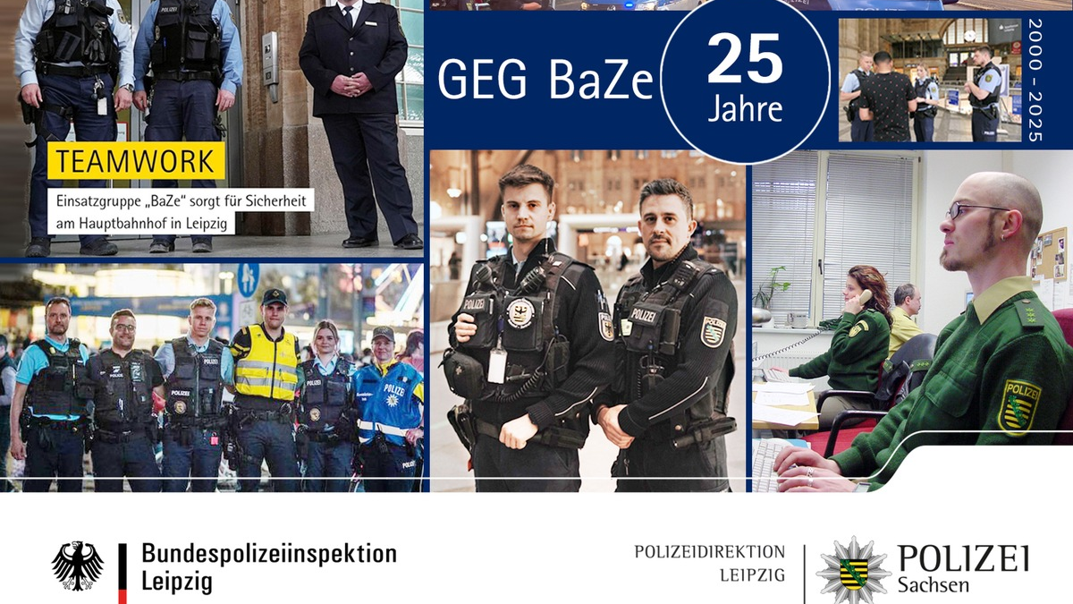 BPOLI L: Einladung zum Medientermin: Gemeinsam für die Sicherheit im und um den Leipziger Hauptbahnhof - die Gemeinsame Einsatzgruppe 