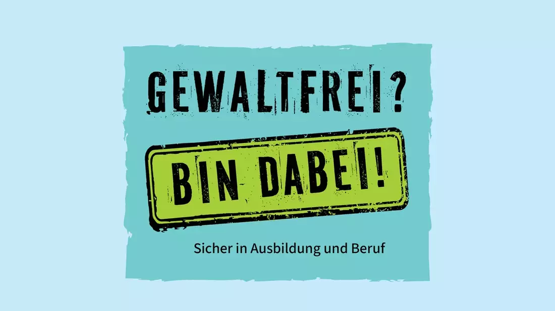 Gewaltfrei? Bin dabei! Sicher in Ausbildung und Beruf / Jugend will sich-er-leben (JWSL) startet mit dem Thema Gewaltprävention ins Berufsschuljahr 2025/2026 - Bild: presseportal.de