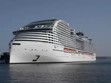 Das Schiff hat den Hafen in Neapel erreicht. (Symbolbild) - Foto: Hassan Ammar/AP/dpa