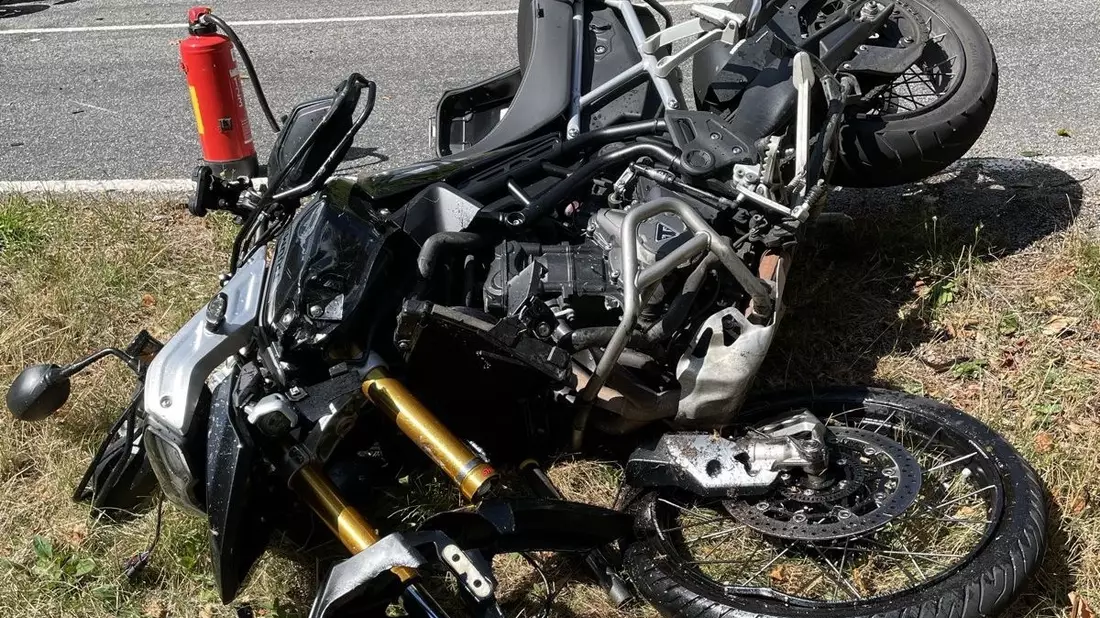 POL-PDKL: Frontalzusammenstoß zwischen Motorrädern - Bild: presseportal.de