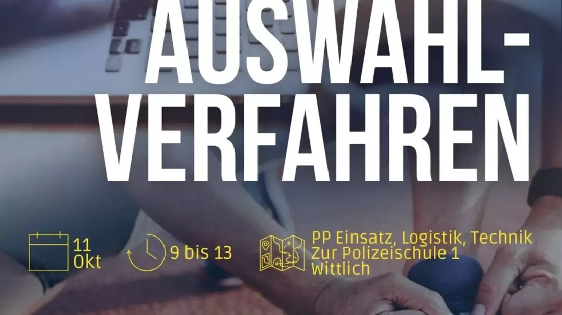 POL-PPTR: Polizeipräsidium bietet Bewerbungstraining zum Polizeiberuf an - Bild: presseportal.de