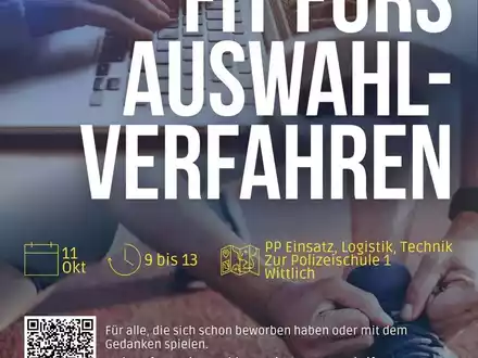 POL-PPTR: Polizeipräsidium bietet Bewerbungstraining zum Polizeiberuf an - Foto: presseportal.de
