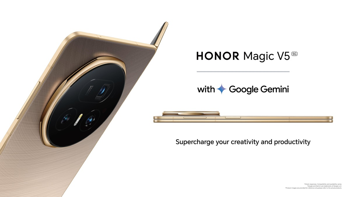 HONOR und Google revolutionieren KI-gestützte Produktivität: Magic V5 bietet neuartige 