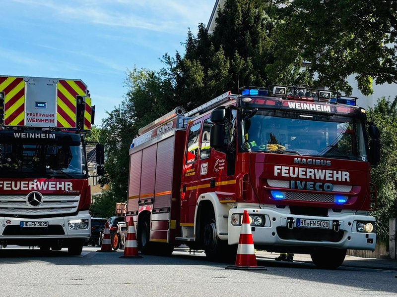FW Weinheim: Drei Einsätze am Montag für die Weinheimer Feuerwehr - Foto: presseportal.de