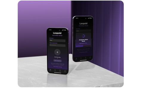 Weltneuheit: Die KI-App LEOPOLD unterstützt Amateurmusiker beim Üben: präzise Analysen, direktes Feedback und klare Hinweise machen das Einüben effizienter, motivierender und fördern Fortschritte - Foto: presseportal.de