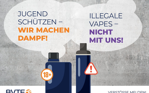 Illegale Vapes fluten den Markt - BVTE fordert schärfere Maßnahmen und bundesweites Meldeportal - Foto: presseportal.de