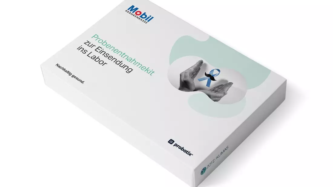 Diskret, niedrigschwellig, zeitgemäß / Prostatakrebsfrüherkennung: Mobil Krankenkasse bietet kostenlosen PSA-Test für zu Hause an - Bild: presseportal.de