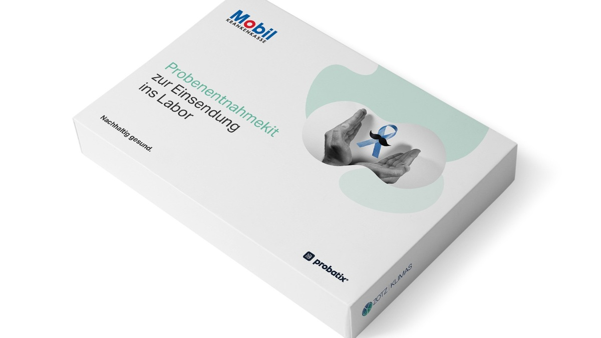 Diskret, niedrigschwellig, zeitgemäß / Prostatakrebsfrüherkennung: Mobil Krankenkasse bietet kostenlosen PSA-Test für zu Hause an - Foto: presseportal.de