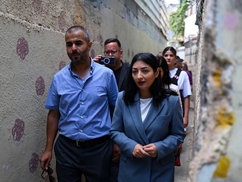 Alabali Radovan traf Mohammed Mustafa - Foto: Katharina Kausche/dpa