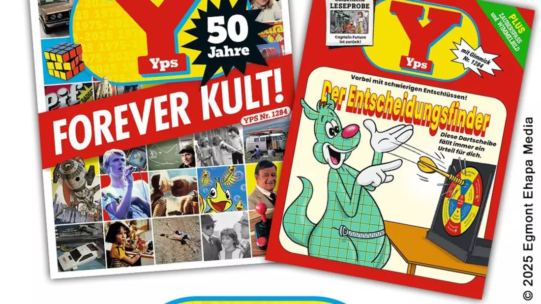 50 Jahre Yps: Kult-Magazin zurück im Doppelpack - mit Retro-Charme und Popkultur! - Bild: presseportal.de